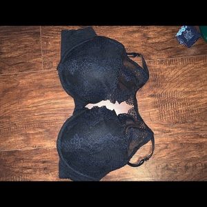 Adore Me Black Halter Bra